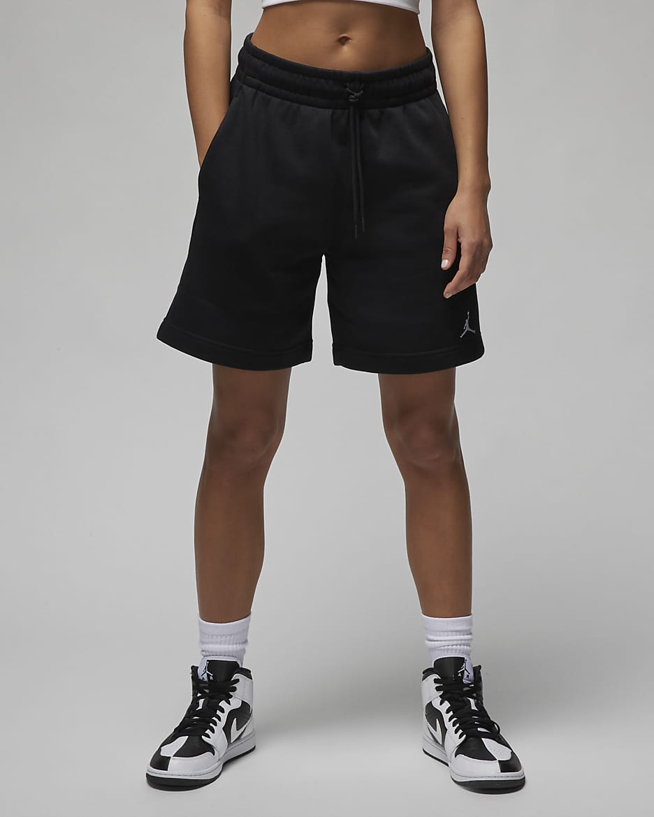 Black jordan shorts top